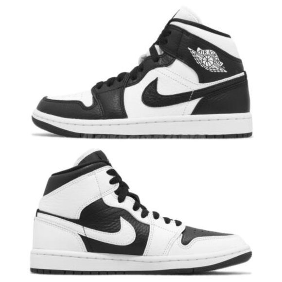 Nike Jordan 1 Mid Split Homage Black White DR0501-101 size 8.5 women's - Picture 2 of 10